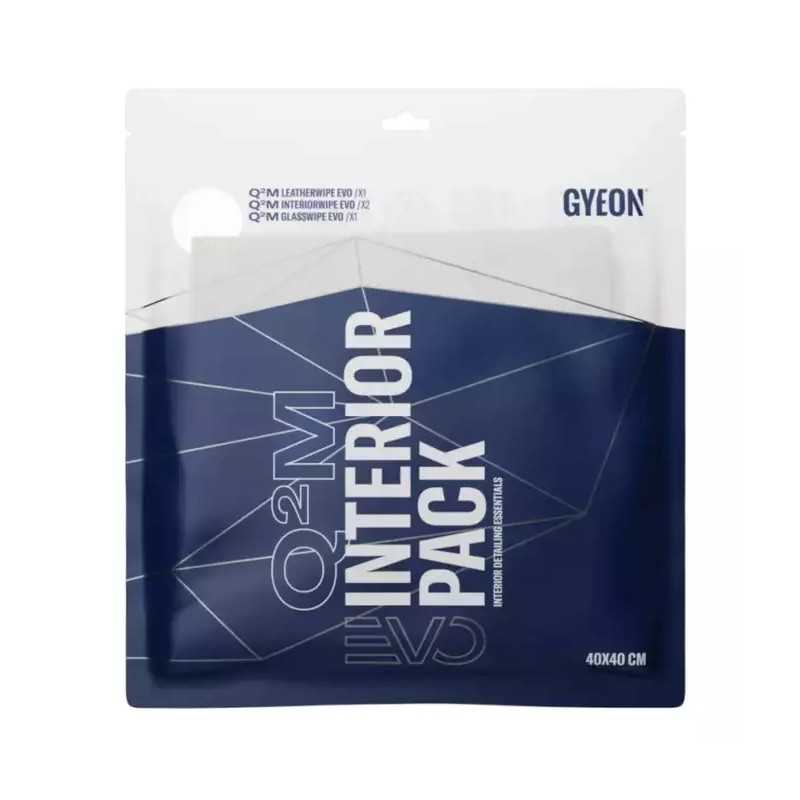 Gyeon Q2M InteriorPack EVO - zestaw mikrofibr do wnętrza 4-pak