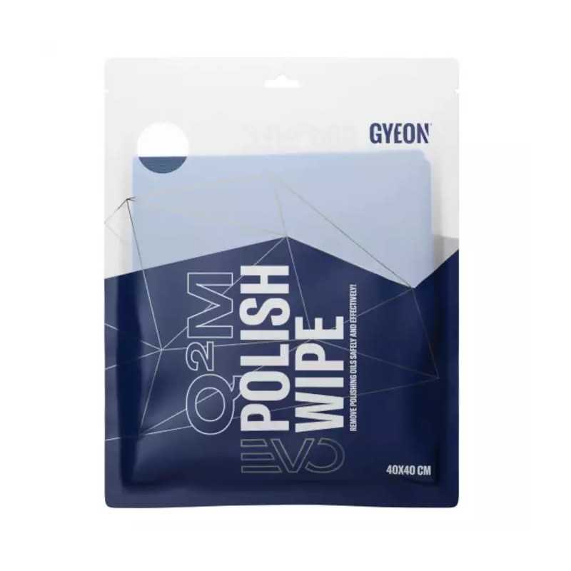 Gyeon Q2M PolishWipe EVO 40x40 - bezpiecznie i skutecznie usuwa pozostałości past polerskich