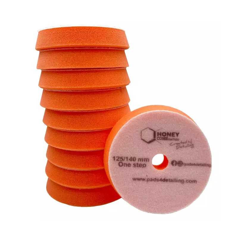 Honey Combination Zestaw 10 szt. Gąbka polerska R-DA Pomarańczowa 125/140/25mm
