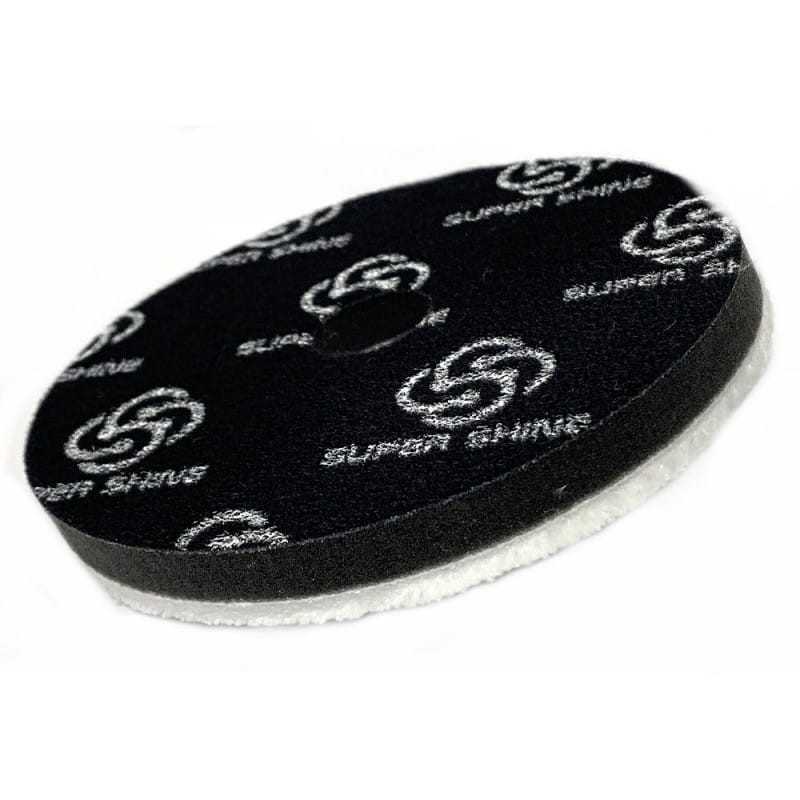 Super Shine Pad Czarny 125 mm – mikrowłókno PES do maszyn DA