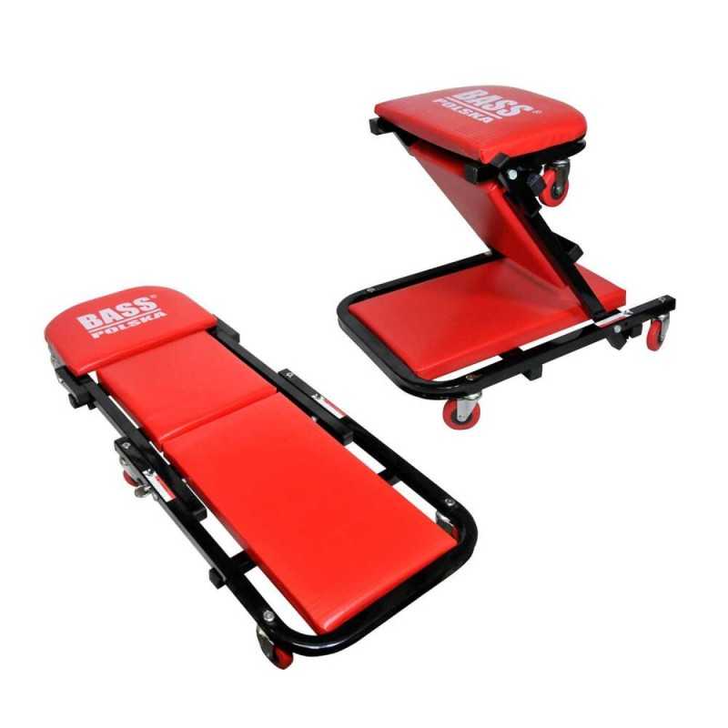 Bass Polska - leżanka warsztatowa składana 2w1