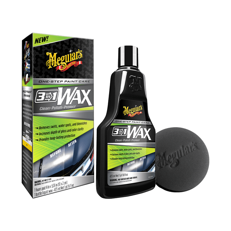 Meguiar’s 3 in 1 Wax 473ml – czyszczenie, polerowanie i ochrona lakieru w jednym