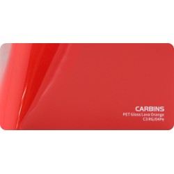 Folia Carbins C3 RG/04Pe PET Gloss Lava Orange
