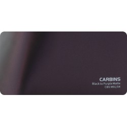 Carbins CBS M91/04 Black to Purple Matte 1MB - folia do zmiany koloru samochodu