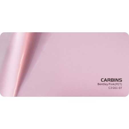 Carbins C3 G61-07 PET Bentley Pink 1MB - folia do zmiany koloru samochodu