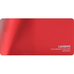 Carbins CBS M6/05 Ghost Metallic Poppy Red 1MB - folia do zmiany koloru samochodu
