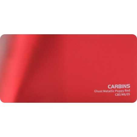 Carbins CBS M6/05 Ghost Metallic Poppy Red 1MB - folia do zmiany koloru samochodu