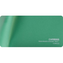 Carbins C3 M2112 PET Matte Metallic Emerald 1MB - folia do zmiany koloru samochodu