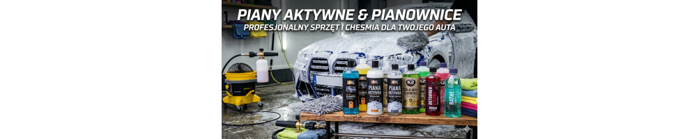 Aktywna piana do mycia samochodu oraz pianownice