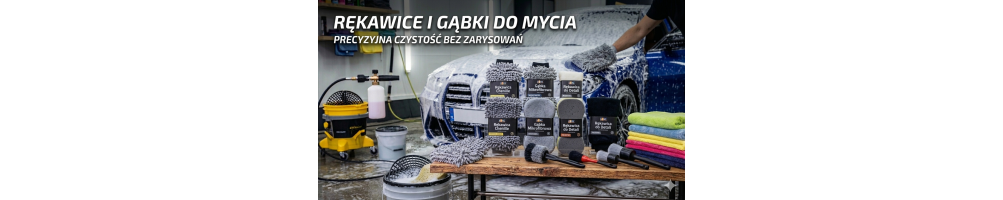 Rękawice i Gąbki do Mycia Samochodu