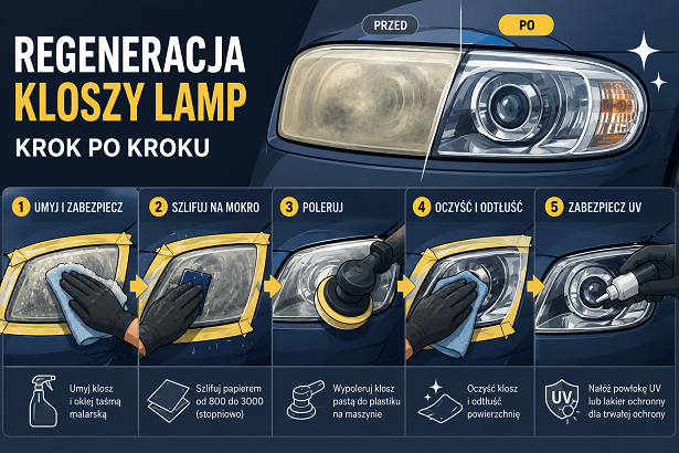 Regeneracja Kloszy Lamp Samochodowych