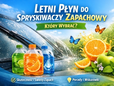 Który wybrać letni płyn do spryskiwaczy zapachowy?