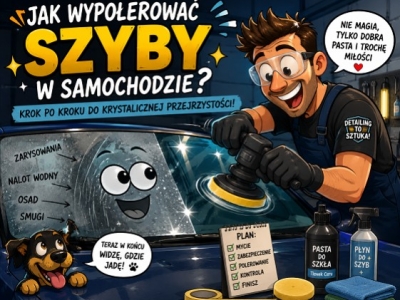 Jak wypolerować szyby w samochodzie?